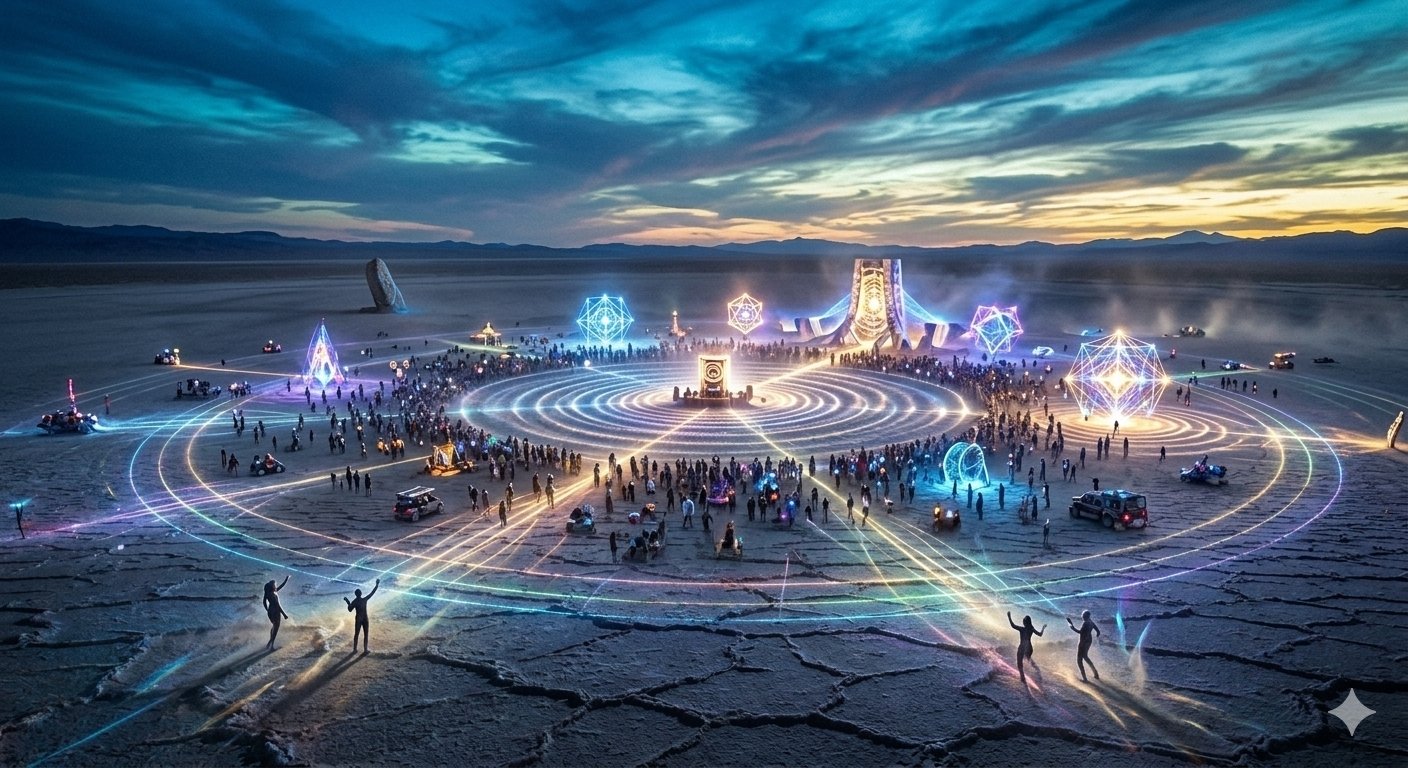 A biological memory storage unit within an alkaline medium. The Radical Yes manifested through the crystalline salt crust of the high desert.